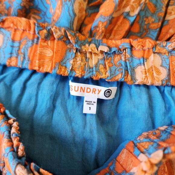 Sundry Saanvi Floral Skirt Tiered Size Small - Picture 4 of 6